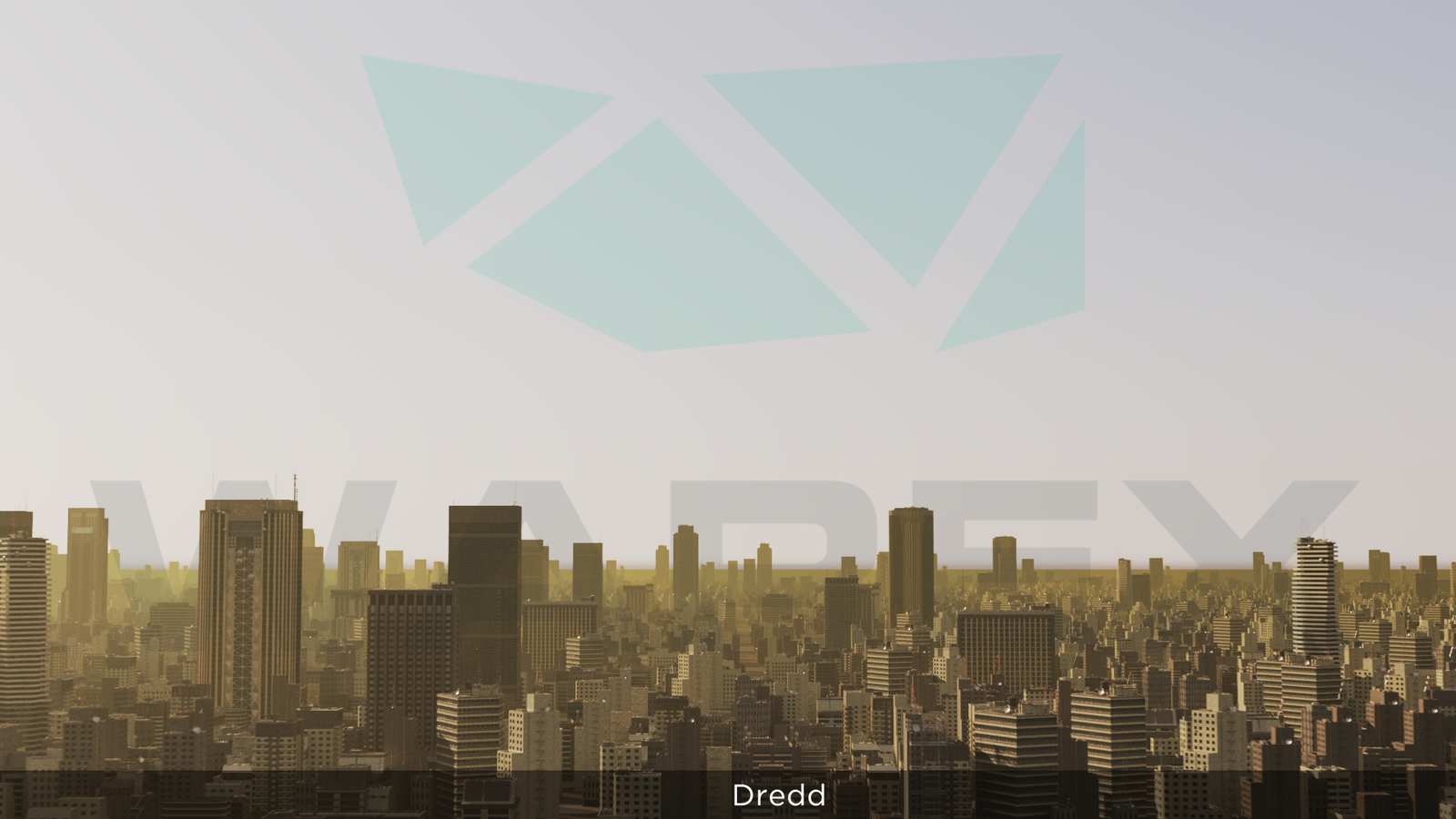 Render CGI de Mega-City One